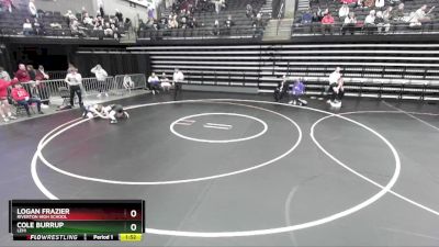 101 lbs Champ. Round 1 - Cole Burrup, Lehi vs Logan Frazier, Riverton High School