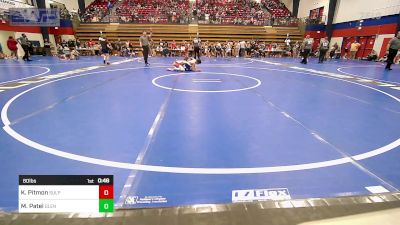 80 lbs Consi Of 8 #2 - Kannen Pitmon, Sulphur Youth Wrestling Club vs Mason Patel, Glenpool Warriors