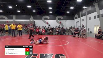 105 lbs Semis & 1st Wrestleback (8 Team) - Alexander Penzkover, LaCrosse Area Wrestlers(WI) vs Carter Trukovich, Junior Terps Xpress (MY)