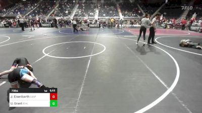 73 lbs Quarterfinal - Judson Eisenbarth, Casper WC vs Uriah Grant, Athlos Wrestling