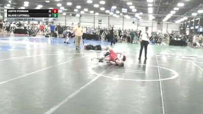 145 lbs Consi Of 64 #1 - Aidyn Forman, NC vs Blake Luttrell, KY