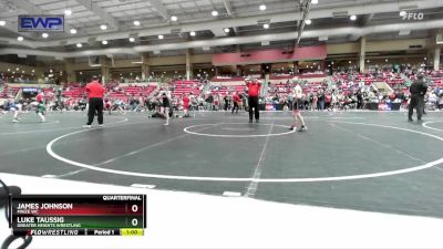 67 lbs Quarterfinal - Luke Taussig, Greater Heights Wrestling vs James Johnson, Maize WC