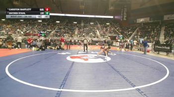 3A-150 lbs Cons. Semi - Carston Bartlett, Rawlins vs Zayden Stahl, Lovell