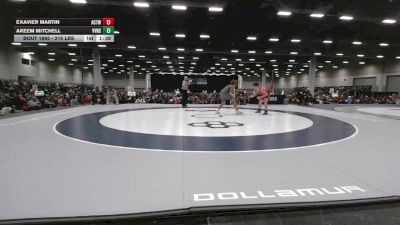 215 lbs Champ. Rd Of 16 - Exavier Martin, Ark City Takedown Wrestling Club vs Akeem Mitchell, Volcano Vista High School Wrestling