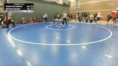 80 lbs 3rd Place Match - Emmalynn Arneson, Challis Blackheart Wrestling Club vs Brynlee Watkins, Middleton Wrestling Club