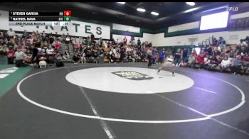 106 lbs 3rd Place Match - Steven Garcia, Firebaugh vs Nathiel Nava, Stockdale