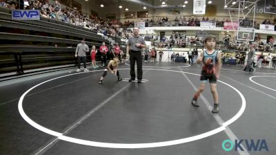 49 lbs Quarterfinal - Teagen Martinez, Carl Albert vs Franciso Lopez, OKC Saints Wrestling