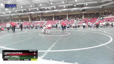 85 lbs Round 3 - Avery Campbell, South Central Punishers vs Adison Schlotfeld, NWA