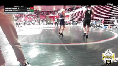 175 lbs Semifinals (8 Team) - Kody Routledge, EDMOND NORTH vs Blake Velotta, BROKEN ARROW