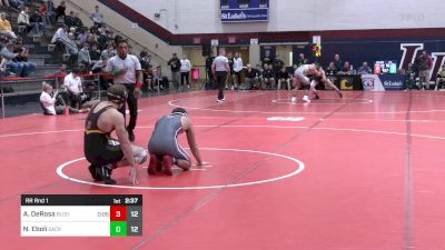 174 lbs Rr Rnd 1 - Anthony DeRosa, Bloomsburg vs Nicky Eboli, Sacred Heart