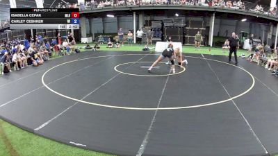 135 lbs Isabella Cepak, Michigan Red vs Carley Ceshker, Wisconsin