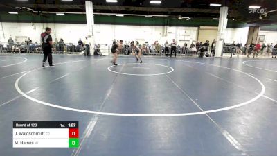 120 lbs Round Of 128 - Jeremiah Waldschmidt, CO vs Mason Haines, MI