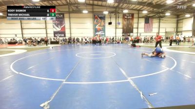160 lbs Consi Of 16 #1 - Kody Sigmon, AL vs Trevor Michael, AK