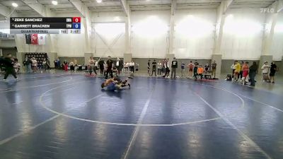 113 lbs Quarterfinal - Zeke Sanchez, Sanderson Wrestling Academy vs Garrett Bracken, Team Prestige Wrestling