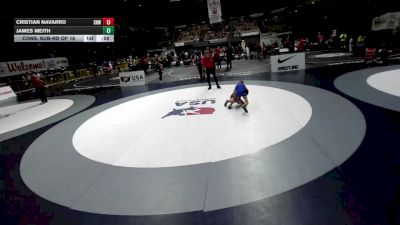 63 lbs Cons. Sub-rd Of 16 - James Meith vs Cristian Navarro, Spring Hills Wrestling