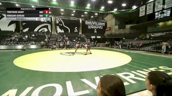 165 lbs Round 2 - Keegan Goeas, UVU-Unattached vs Treyson Hunt, Unattached