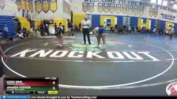 235 lbs Quarterfinal - Kiara Brin, Freedom (Orlando) vs Amanda Hudson, Olympia (Orlando)