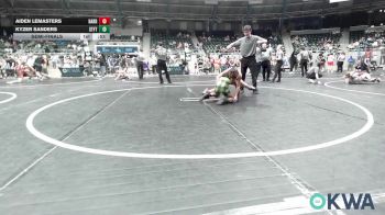 76 lbs Semifinal - Aiden LeMasters, Harrah vs Kyzer Sanders, Standfast