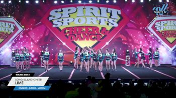 Long Island Cheer - Lime [2024 L3 Junior - Medium Day 2] 2024 Spirit Sports Myrtle Beach Nationals