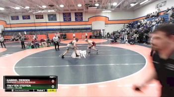 197 lbs Cons. Round 4 - Gabriel Zierden, Concordia College (Moorhead) vs Treyten Steffen, Cornell College