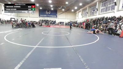 157 lbs Quarterfinal - Michael Gabriel, New Canaan vs Evan Schibi, Gilbert/Torr