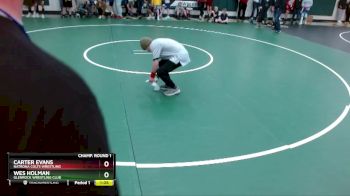 117 lbs Champ. Round 1 - Carter Evans, Natrona Colts Wrestling vs Wes Holman, Glenrock Wrestling Club