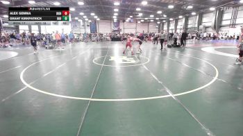 112 lbs Rr Rnd 2 - Alex Gemma, Iron Faith Wrestling vs Grant Kirkpatrick, Indiana Outlaws Maroon