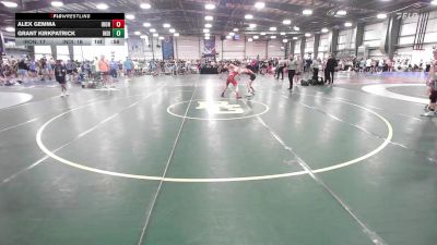 112 lbs Rr Rnd 2 - Alex Gemma, Iron Faith Wrestling vs Grant Kirkpatrick, Indiana Outlaws Maroon