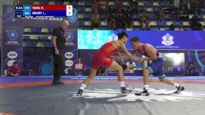 63 kg Repechage - Hao Yang, China vs Landon Drury, United States