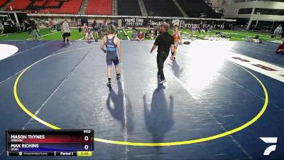 138 lbs Cons. Semi - Mason Thynes, Oregon vs Max Richins, Utah