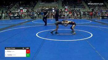 58 lbs Quarterfinal - James Bilby, South Central Punishers vs Lincoln Valdez, Pomona Elite
