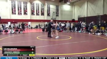 109 lbs Cons. Round 2 - Veronica Arroyo, Eastern Oregon University vs Liv Villanueva, Southern Oregon University