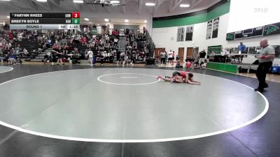 105-110 lbs Round 1 - Farynn Rhees, Greater Heights Wrestling vs Brekyn Boyle, Honey Badger Wrestling Club