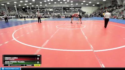 190 lbs Cons. Round 3 - Jean Pierre Tejada, Centreville vs Orion Luera, James Madison