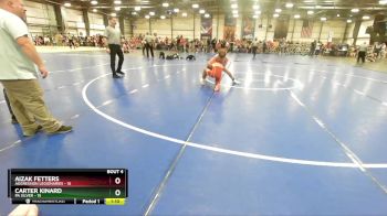105 lbs Rd# 4- 2:00pm Friday Final Pool - Carter Kinard, PA Silver vs Aizak Fetters, Aggression Legionaries