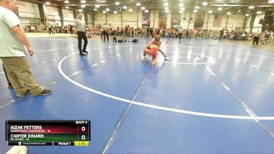 105 lbs Rd# 4- 2:00pm Friday Final Pool - Carter Kinard, PA Silver vs Aizak Fetters, Aggression Legionaries