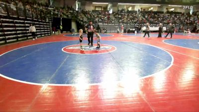 40 lbs Round Of 16 - Joseph Murray, Fort Benning Wrestling Club vs Ziel Wagner, Georgia