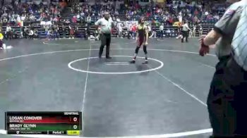 90 lbs Semifinal - Brady Glynn, Lincoln-Way WC vs Logan Conover, Batavia WC