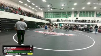 132 lbs 1st Place Match - Trey Smith, Cody vs Cannon Boren, Thermopolis
