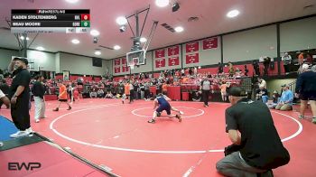 119 lbs Consi Of 8 #2 - Kaden Stoltenberg, Bartlesville vs Beau Moore, Gore Public Schools