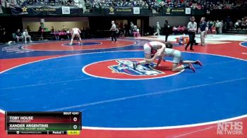 4A-157 lbs Cons. Semi - Xander Argentinis, Benedictine Military School vs TOBY HOUSE, Madison County