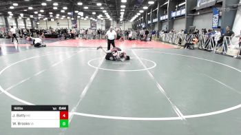 160 lbs Consi Of 16 #2 - Justin Batty, ME vs William Brooks, VA