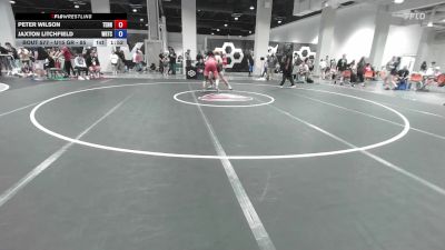 U15 GR - 85 lbs Cons. Semis - Peter Wilson, Tennessee vs Jaxton Litchfield, Warrior Regional Training Center