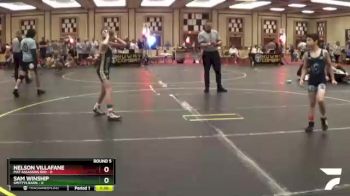 80 lbs Round 5 (6 Team) - Sam Winship, Smittys Barn vs Nelson Villafane, Mat Assassins Red