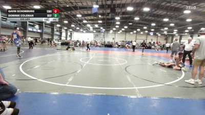 105 lbs Rr Rnd 1 - Gavin Schomburg, TDWC Maniacs Orange - MS vs Dominik Coleman, Team Lil SHUTTs - MS