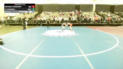 72-M2 lbs 3rd Place - Michael Ferguson, Pride WC vs Cj Spagnoli, Manasquan