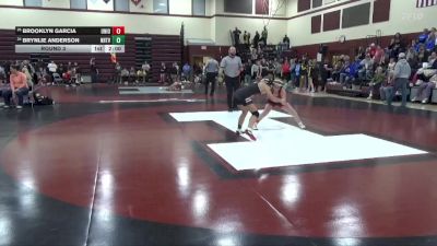 115 lbs Round 3 - Brynlie Anderson, New Hampton/Turkey Valley vs Brooklyn Garcia, Union Community