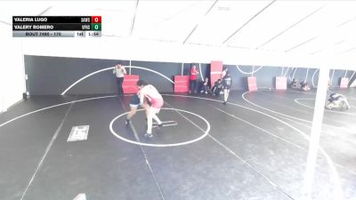170 lbs Round 4 - Valery Romero, Villa Park High School vs Valeria Lugo, Santa Ana Wrestling Club