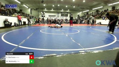 92 lbs Semifinal - Maxwell Drew, Team Tulsa Wrestling Club vs Stephen Praytor, Salina Wrestling Club