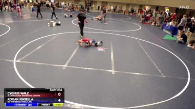 56 lbs Cons. Round 1 - Cygnus Walz, Scoring Edge Wrestling Center vs Roman Kinsella, No Nonsense Wrestling